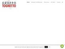 Tablet Screenshot of gruppotognetto.it